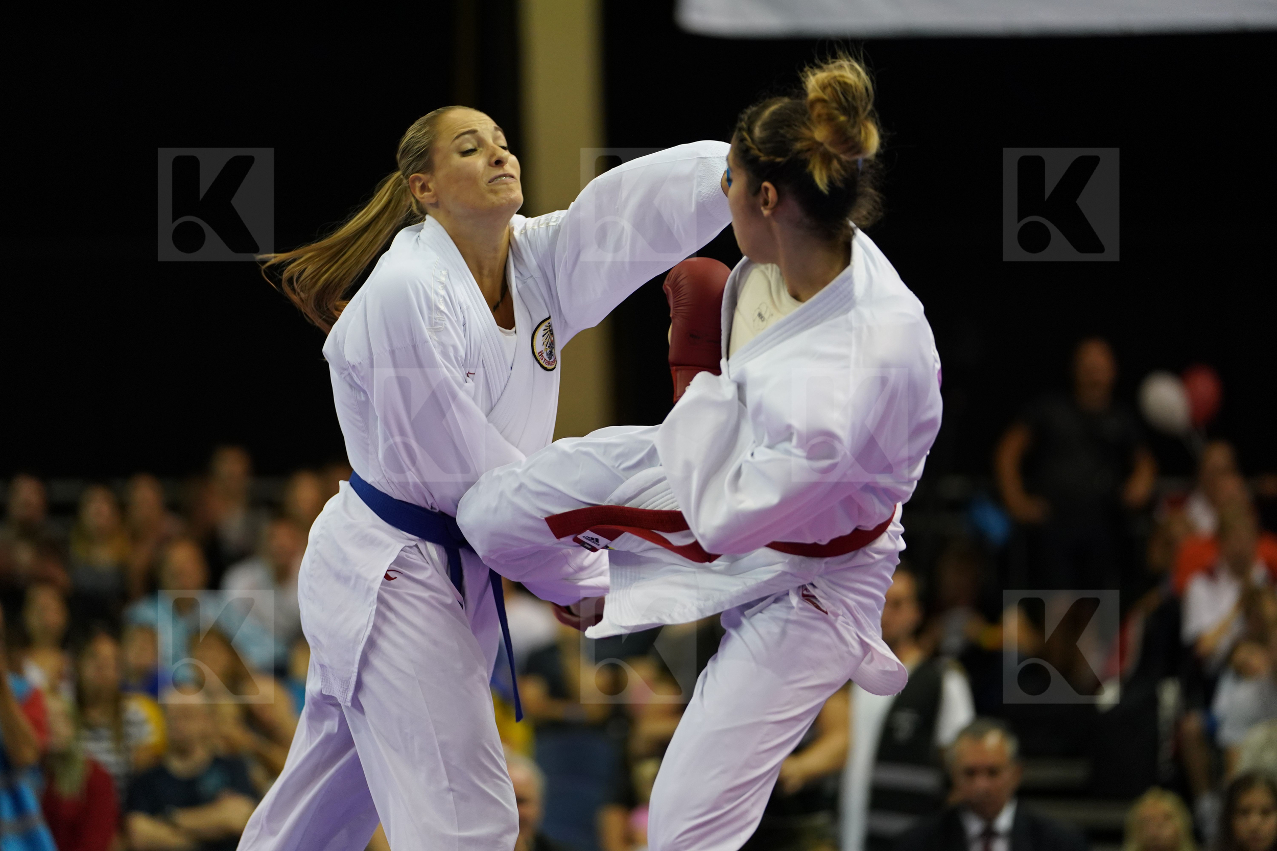 Algeria Austria Buchinger Alisa Female Kumite -68kg Gold match Matoub Lamya